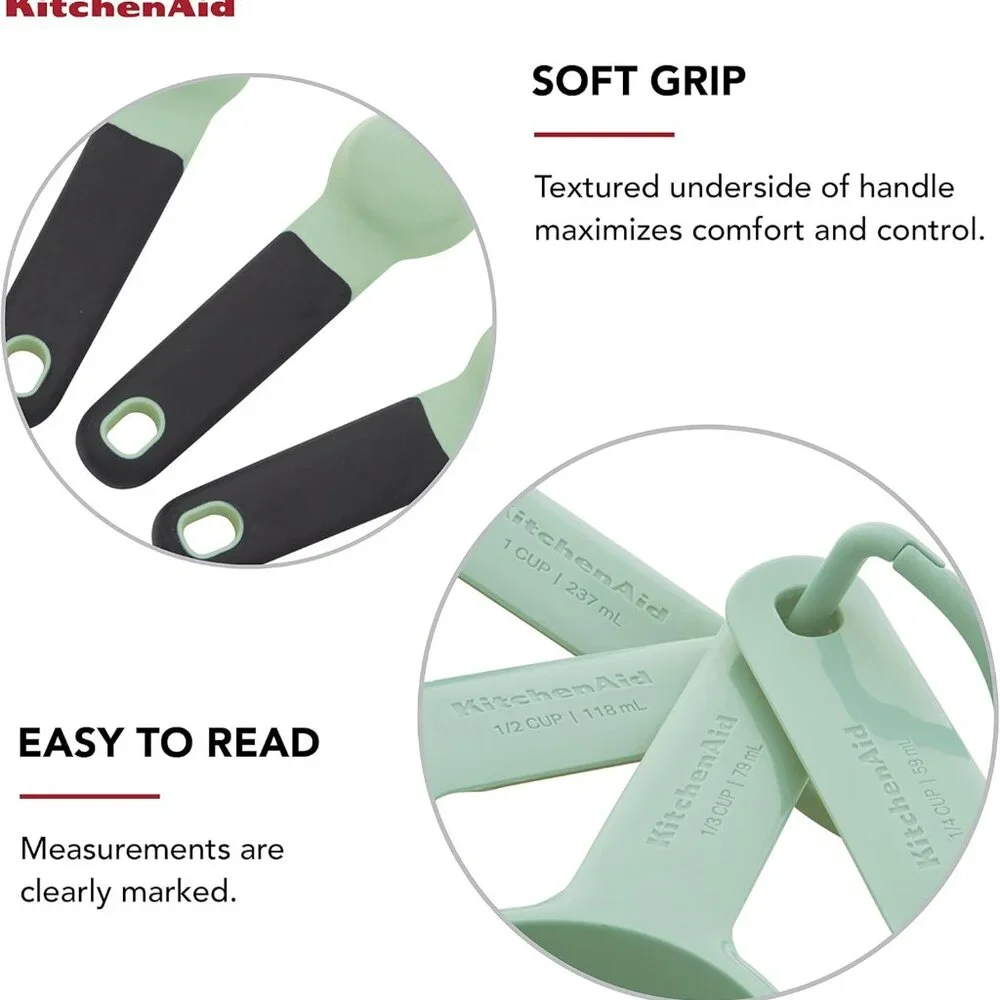 Jadeite Green 9‎ Piece Kitchen Measuring Set